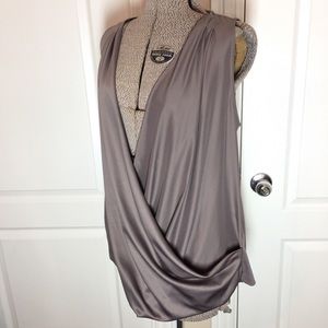 Vera Wang Sleeveless Wrap Top